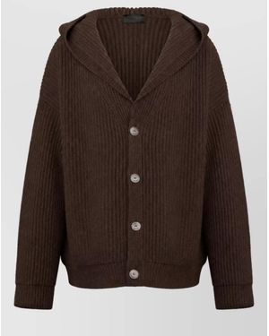 Dondup Wool Fitted Jacket - Brown