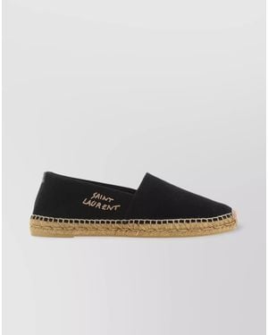 Saint Laurent Canvas Espadrilles - Black