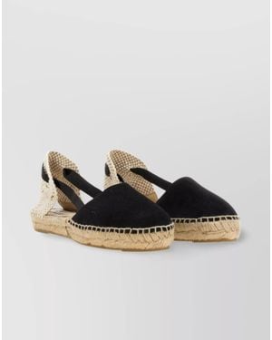 Manebí Flat Espadrilles - Black