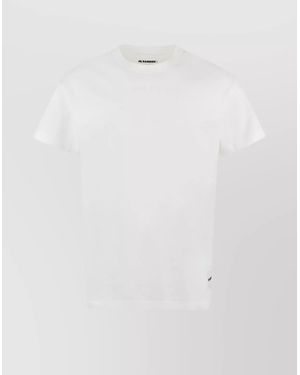 Jil Sander Trio Of Cotton T-Shirts - White