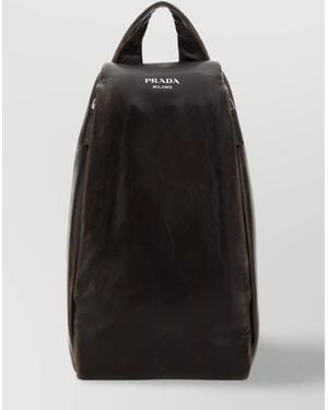 Prada Luxe Nappa Leather Backpack - Black