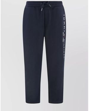 Tommy Hilfiger Cotton Track-Pants Elastic Waistband - Blue