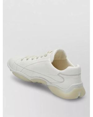 Prada Low Top Trainers Rubber Sole Design - Grey