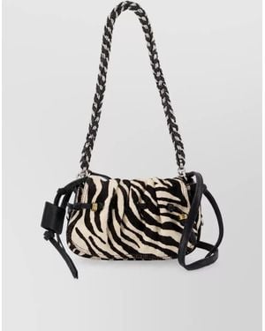 Isabel Marant Bolton Xs Leather Clutch Bag - White
