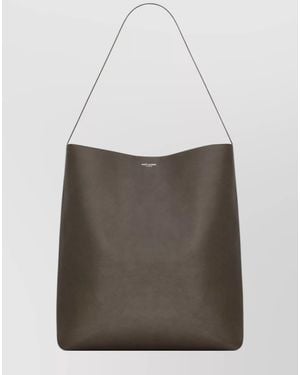 Saint Laurent Leather Shoulder Bag - White