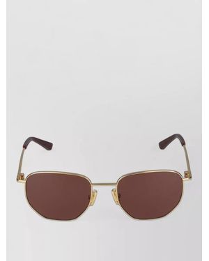 Bottega Veneta Sunglasses Bv1301S 006 Metal Frame Design - Brown