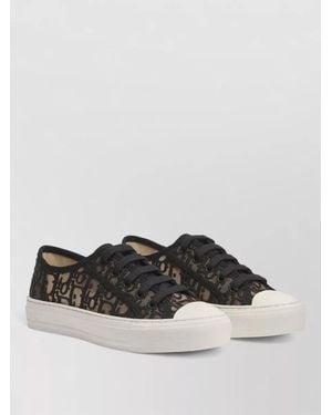 Dior Low Top Trainers Round Toe Rubber Sole - Multicolour