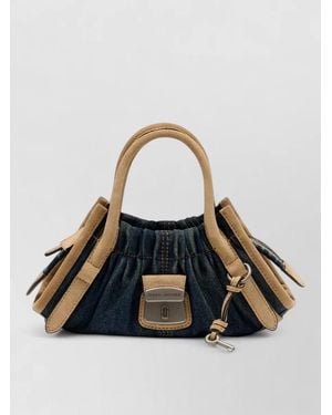 Marc Jacobs Small Cotton Shoulder Satchel Bag - Blue