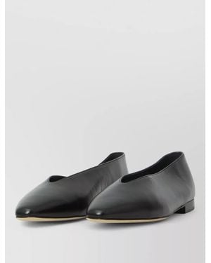 Jimmy Choo Margot Flat Loafers Soft Biker Leather - Black