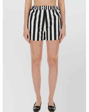Patou Cotton Regular-Fit Tailored Bermuda Shorts - Black