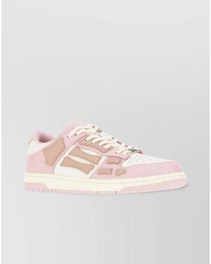 Amiri Leather Low-Top Sneakers - Pink