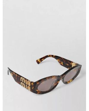 Miu Miu Sunglasses Cat Eye Tortoiseshell Frame Detail - Multicolor