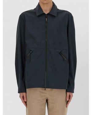 Woolrich Single Breasted Coat - Blue