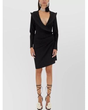 Magda Butrym Slim-Fit Mini Dress - Black
