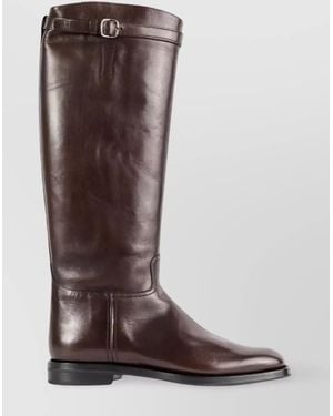 Church's Michelle Leather Boots Shoes - Brown