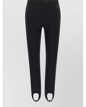 Courreges High-Rise Stirrup Leggings - Black