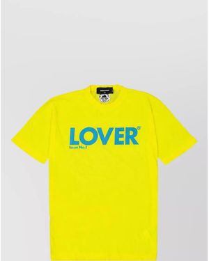 DSquared² Cotton T-Shirt - Yellow
