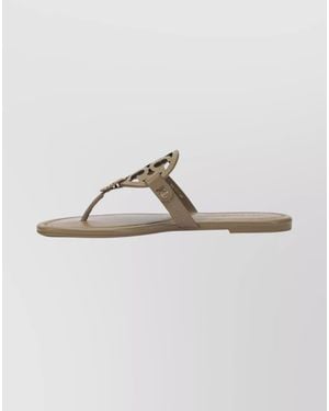 Tory Burch Leather Sandals - White