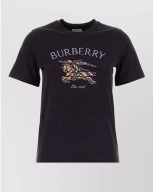 Burberry Cotton T-Shirt - Black