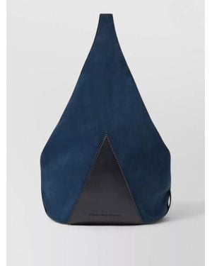 Stella McCartney Appaloosa Soft Medium Bucket Shoulder Bag - Blue