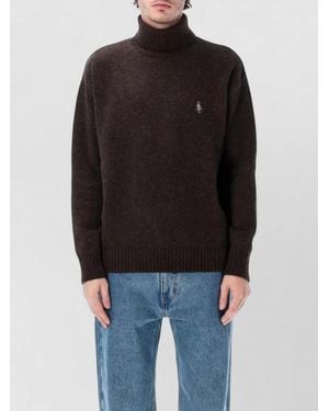 Sporty & Rich Wool Oversized Turtleneck Jumper - Black