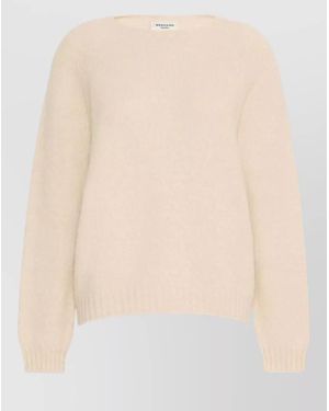 Weekend by Maxmara Knit Top Crew Neck Long Sleeves - Natural