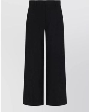 Max Mara Wide-Leg Pants - Black