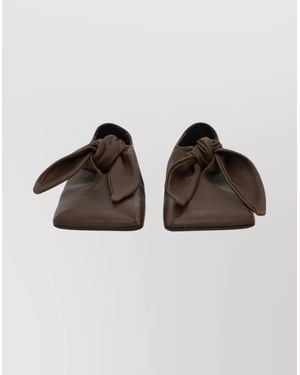 Uma Wang Leather Lace-Up Shoes - Brown