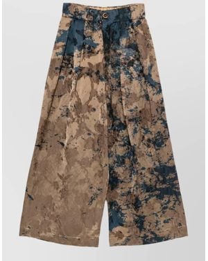 Uma Wang Wide-Leg Trousers - Multicolour