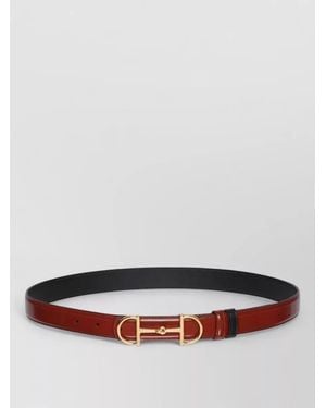 Gucci Leather Reversible Belt - White