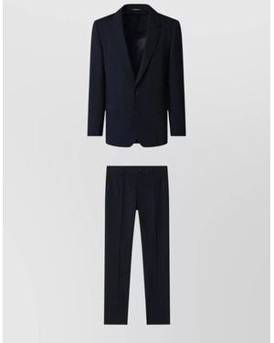Dolce & Gabbana Tailored Suit Single Breasted Jacket Pants - Blue