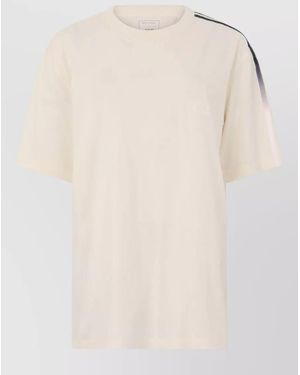Y-3 Striped Short-Sleeve T-Shirt - Natural