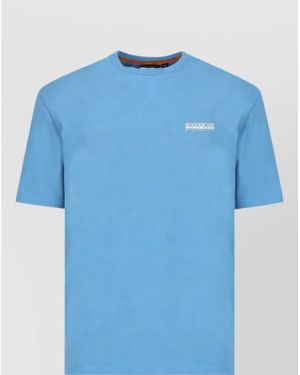 Napapijri Cotton T-Shirt - Blue