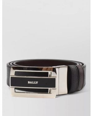 Bally Textured Belt Adjustable Length Design - Black