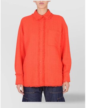 MSGM Cotton Shirt - Red