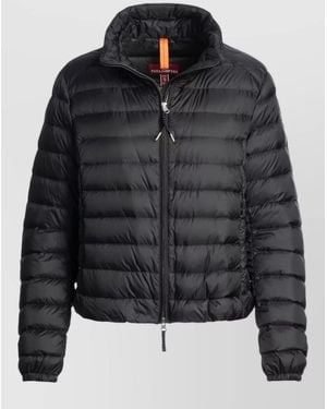 Parajumpers Emilia Down Jacket High Collar Style - Black
