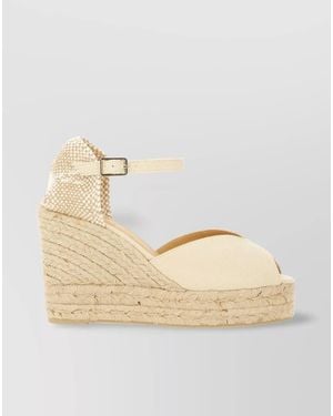 Castañer Cotton Espadrille Sandals - Natural