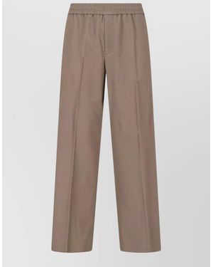 Golden Goose Straight Leg Trousers Star Detail Pockets - Brown