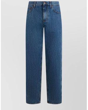 Burberry Straight-Leg Regular-Fit Jeans - Blue