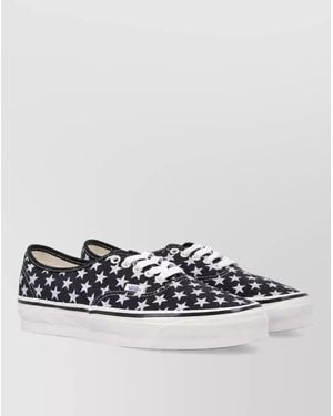 Vans Star-Print Canvas Lace-Up Sneakers - Metallic