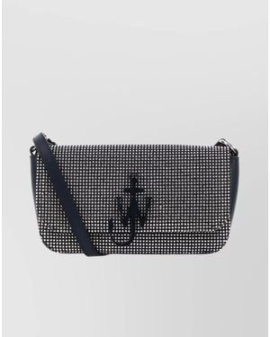 JW Anderson Leather Cross-Body Bag - Gray