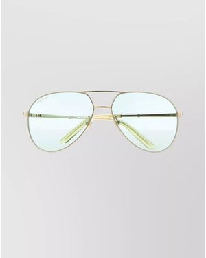 Gucci Metal Sunglasses - White