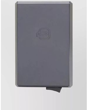 Piquadro Leather Cardholder - Grey
