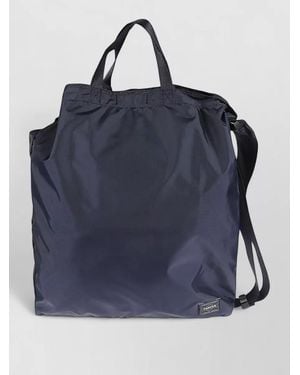 Porter-Yoshida and Co Shoulder Bag Adjustable Strap Dual Handles - Blue