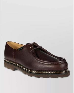 Paraboot Leather Derby Shoes - Brown