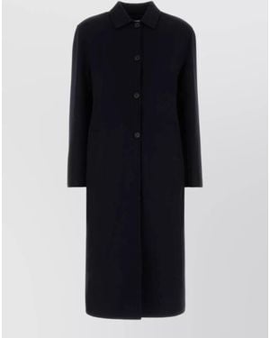 Jil Sander Cashmere Coat - Blue