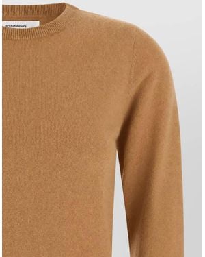 Extreme Cashmere Cashmere Ribbed Crew Neck Jumper - Natural