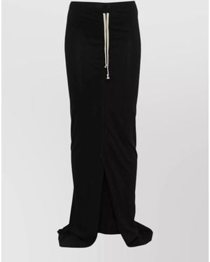 Rick Owens Cotton Slim-Fit Skirt - Black