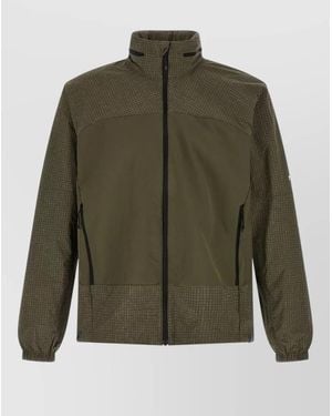 The North Face Hike Utility Anorak High Collar Cuffs Pockets - Green