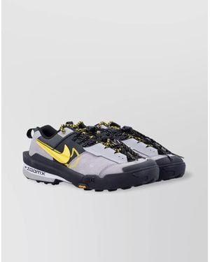 Nike Sp Sacai Mesh Panel Sneakers With Rubber Sole - Blue